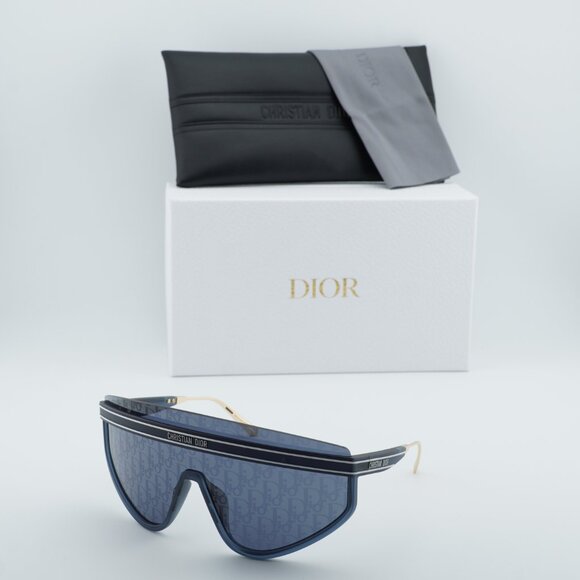 Exclusive Sale! Dior DIORCLUB M2U 31B8 Shield Sunglasses - Matte Navy Blue main image 12